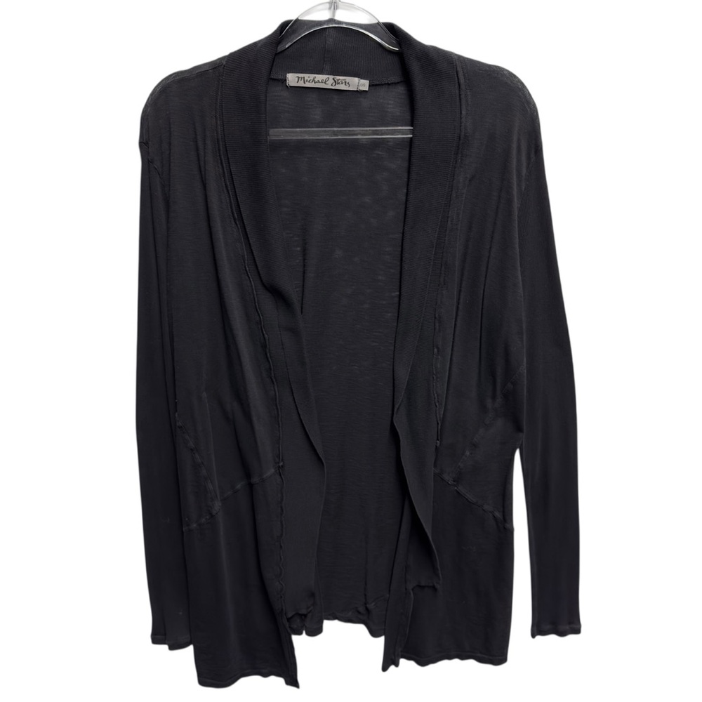Pure Supima Cotton Knit Longline Cardigan Tunic Jacket Topper Lagenlook Layering